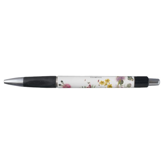 Waterverf Wildbloem Insecten Floral Spring Garden Pen (Voorkant)