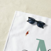 Waterverf Wildbloem Insecten Floral Spring Garden Strandlaken (In situ)