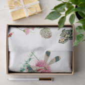 Waterverf Wildbloem Insecten Floral Spring Garden Tissuepapier (Geschenk)