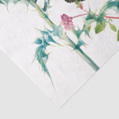 Waterverf Wildbloem Insecten Floral Spring Garden Tissuepapier (Detail)