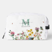 Waterverf Wildbloem Insecten Floral Spring Garden Toilettasje (Achterkant)