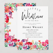 Waterverf Wildbloem Kaart (Voorkant / Achterkant)