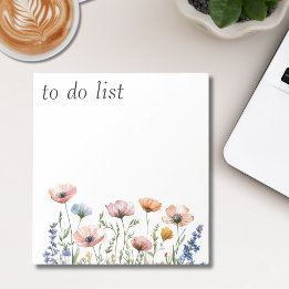 Waterverf Wildbloem Notitieblok