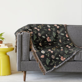 Waterverf Wildbloem Patroon Deken