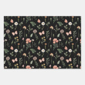 Waterverf Wildbloem Patroon Inpakpapier Vel (Voorkant 3)