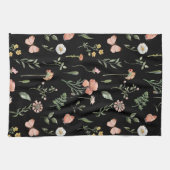 Waterverf Wildbloem Patroon Theedoek (Horizontaal)