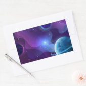 Waterverf Wildbloem Rechthoekige Sticker (Envelop)