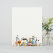 Waterverf Wildbloem Stationery, Journal Paper (Staand voorkant)