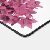 Waterverf Wildbloemen Aangepaste scriptnaam Bureaumat (Hoek)