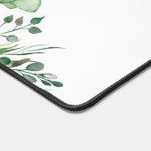 Waterverf Wildbloemen Aangepaste scriptnaam Bureaumat (Hoek)