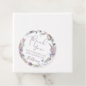 Waterverf Wildbloemen Baby shower Hartelijk dank Bedankjes Labels (In situ)