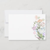 Waterverf Wildbloemen bedankt (Achterkant)