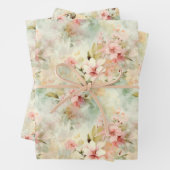 Waterverf Wildbloemen bloemenelegant Inpakpapier Vel (In situ)