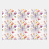 Waterverf Wildbloemen bloemenelegant Inpakpapier Vel (Voorkant)