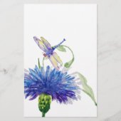 Waterverf Wildbloemen Briefpapier (Voorkant)