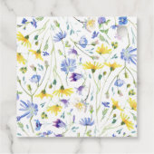 Waterverf Wildbloemen bruiloft Bedankjes Labels (Achterkant)