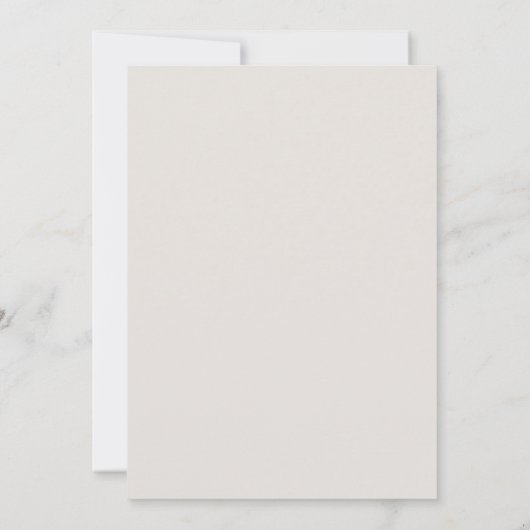 Waterverf Wildbloemen bruiloft Kaart (Achterkant)