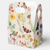 Waterverf Wildbloemen en Butterflies Floral Garden Bedankdoosjes (Geopend)