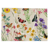 Waterverf Wildbloemen en Butterflies Floral Garden Groot Cadeauzakje (Achterkant)