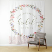 Waterverf Wildbloemen en Vrijgezellenfeest van ras Wandkleed (In situ)