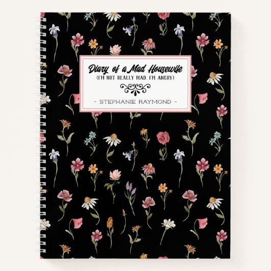 Waterverf Wildbloemen Floral Fun Notitieboek (Voorkant)