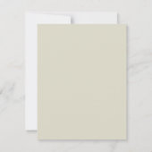 Waterverf Wildbloemen - Gepersonaliseerde platte K Notitiekaartje (Achterkant)