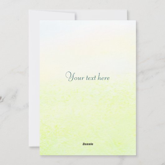 Waterverf Wildbloemen|Happy Moederdag Feestdagenkaart (Achterkant)