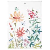 Waterverf Wildbloemen Klembord (Achterkant)
