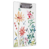 Waterverf Wildbloemen Klembord (Rechts)