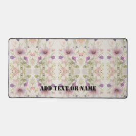 Waterverf Wildbloemen kleurrijk Bureaumat