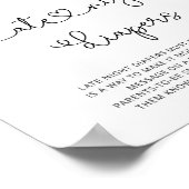 Waterverf wildbloemen Late night diapers game Pos Poster (Hoek)