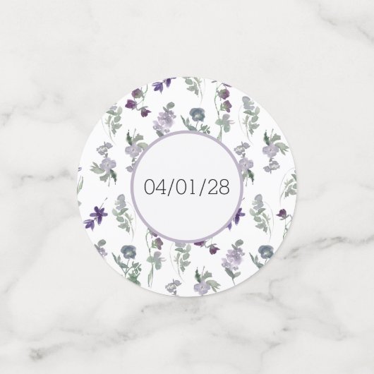 Waterverf Wildbloemen Lavender Confetti (Kleine voorkant)