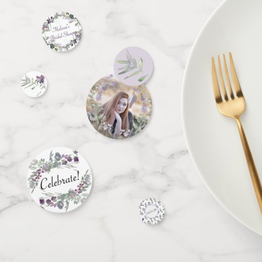 Waterverf Wildbloemen Lavender Confetti (Groep)