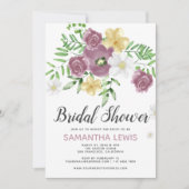 Waterverf Wildbloemen Lente Zomer Vrijgezellenfees Kaart (Voorkant)