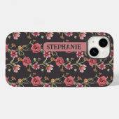 Waterverf Wildbloemen Meisje Floral Case-Mate iPhone Case (Achterkant (horizontaal))