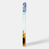 Waterverf Wildbloemen Monogram iPhone Case (Achterkant / Rechts)