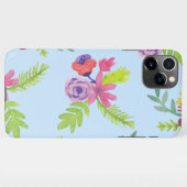 Waterverf Wildbloemen Patroonpatronen Leggings Wra iPhone Hoesje (Achterkant horizontaal)