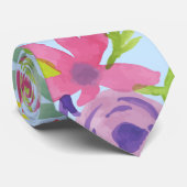 Waterverf Wildbloemen Patroonpatronen Leggings Wra Stropdas (Opgerold)