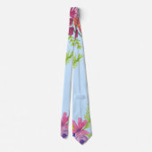 Waterverf Wildbloemen Patroonpatronen Leggings Wra Stropdas (Achterkant)