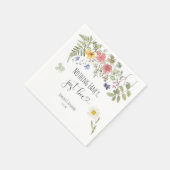 Waterverf Wildbloemen Servet (Hoek)