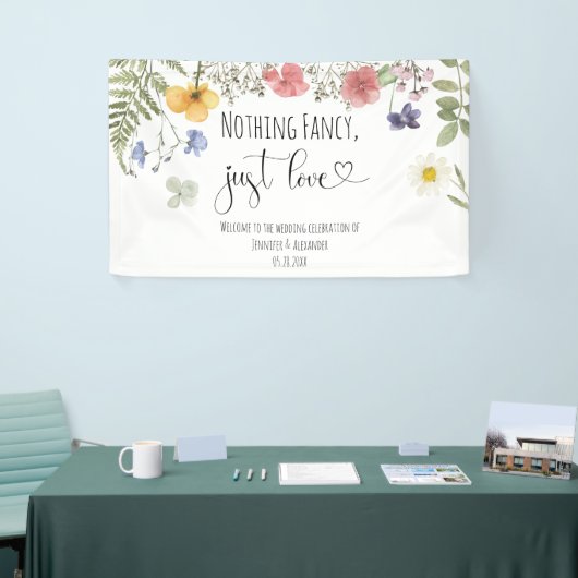 Waterverf Wildbloemen Spandoek (Beurs)