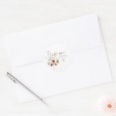 Waterverf Wildbloemen Sticker (Envelop)