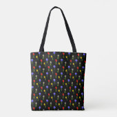 Waterverf Wildbloemen Tote Bag (Achterkant)