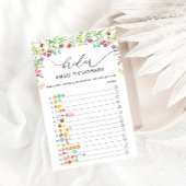 Waterverf Wildbloemen Vrijgezellenfeest Emoji Game