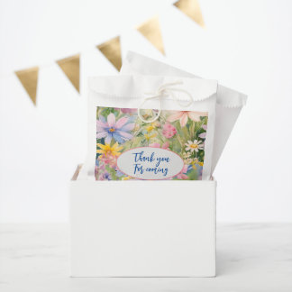 Waterverf Wildbloemen Vrijgezellenfeest Favor Bag Bedankzakje