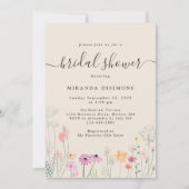  Waterverf Wildbloemen Vrijgezellenfeest Kaart (Voorkant)