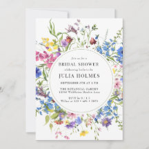 Waterverf Wildbloemen Vrijgezellenfeest