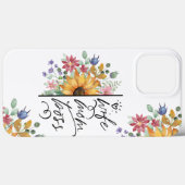 Waterverf Wildbloemen Vrouw Mam Boss Case-Mate iPhone Case (Achterkant (horizontaal))