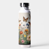 Waterverf Wildbloemen Waterfles (Links)