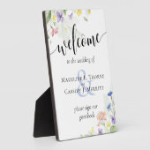 Waterverf Wildbloemen Welkomstwedstrijdboek Fotoplaat (Zijkant)